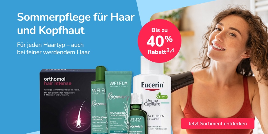 Sommerpflege für Haar und Kopfhaut