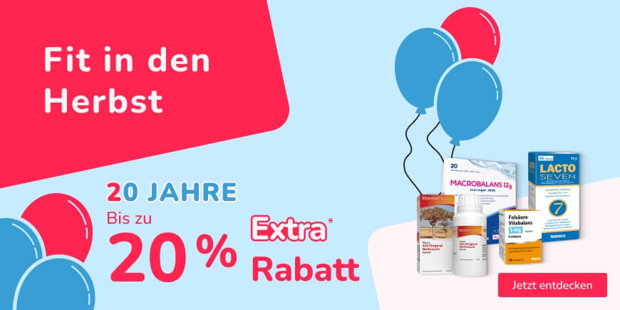 Fit in den Herbst - Bis zu 20 % Rabatt