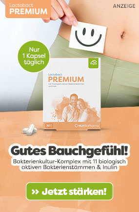 Lactobact Premium – Bakterienkultur-Komplex mit elf biologischen aktiven Bakterienstämmen und Inulin