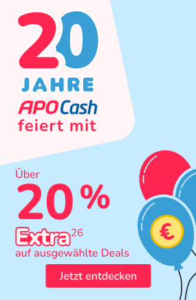 Über 20 % Extra APO Cash auf ausgewählte Produkte