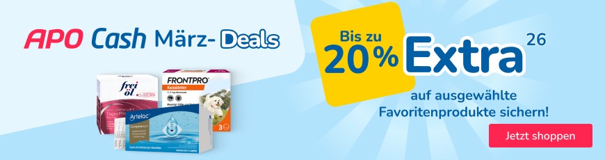 Exklusive Apo Cash März Deals