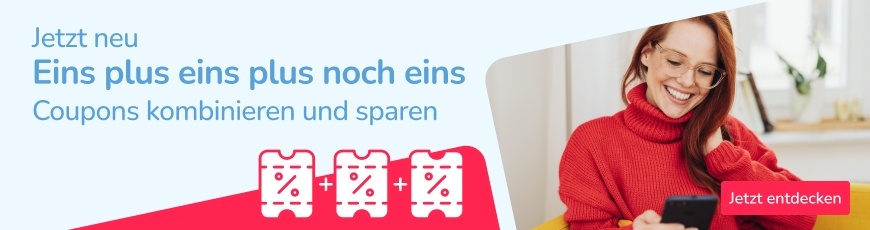 Coupons kombinieren und sparen