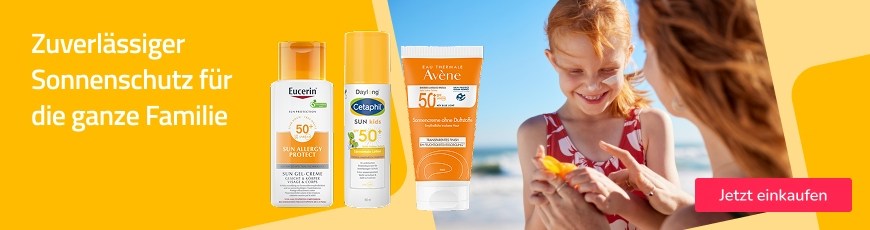 Zuverlässiger Sonnenschutz für die ganze Familie