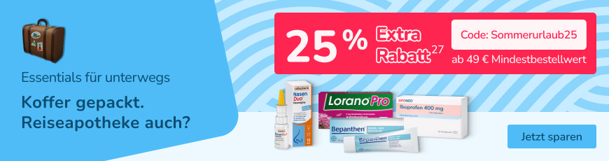 15 % Extra-Rabatt mit Code Sommerurlaub15 - Weitere Bedingungen siehe Fußnote 27