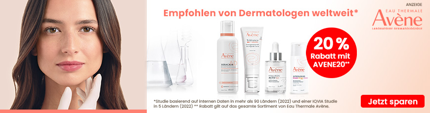 20 % Rabatt mit Code Avene20