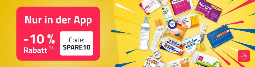 Nur für kurze Zeit! Jetzt 10 % extra sparen in der APONEO App mit dem Code: Spare10