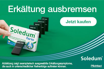 Mit Soledum forte Kapseln die Erkältung ausbremsen