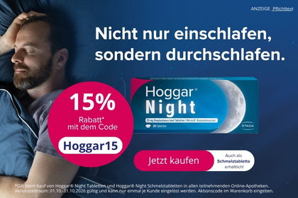 Hoggar Night 25 mg Doxylamin Schlaftabletten